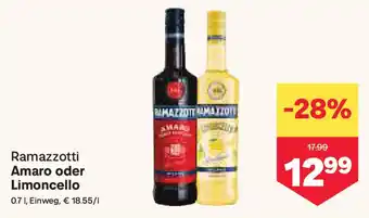 MPreis Ramazzotti Amaro oder Limoncello Angebot
