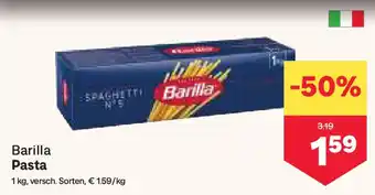 MPreis Barilla Pasta Angebot