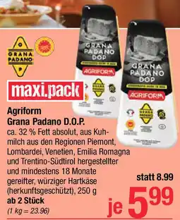 Maximarkt Agriform Grana Padano D.O.P. Angebot