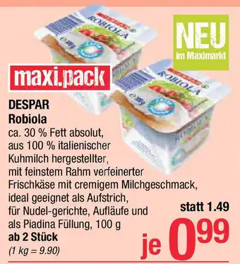 Maximarkt Despar Robiola Angebot