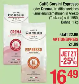 Maximarkt Caffè Corsini Espresso oder Crema Angebot