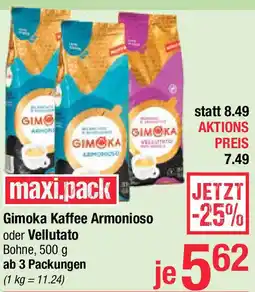 Maximarkt Gimoka Kaffee Armonioso oder Vellutato Angebot
