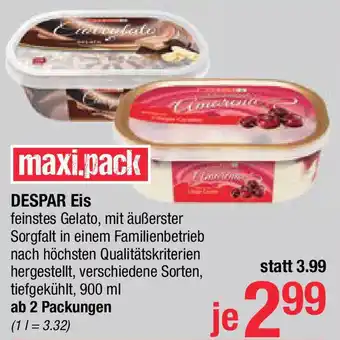 Maximarkt Despar Eis Angebot
