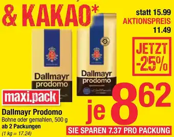 Maximarkt Dallmayr Prodomo Angebot