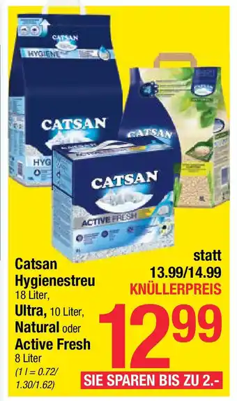 Maximarkt Catsan Hygienestreu Angebot