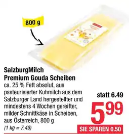 Maximarkt SalzburgMilch Premium Gouda Scheiben Angebot