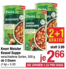 Maximarkt Knorr Meister Kessel Suppe Angebot
