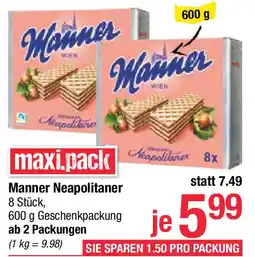 Maximarkt Manner Neapolitaner Angebot