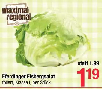 Maximarkt Eferdinger Eisbergsalat Angebot