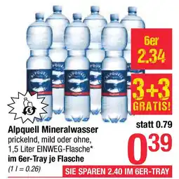 Maximarkt Alpquell Mineralwasser Angebot
