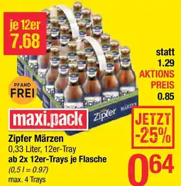 Maximarkt Zipfer Märzen Angebot