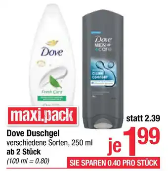 Maximarkt Dove Duschgel Angebot