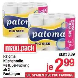 Maximarkt Paloma Küchenrolle Angebot