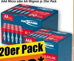 Norma Ansmann Alkaline Batterien Angebot