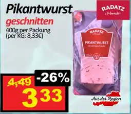 Wurstico Pikantwurst geschnitten Angebot