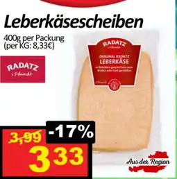 Wurstico Leberkäsescheiben Angebot