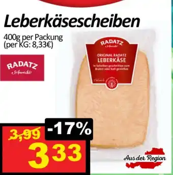 Wurstico Leberkäsescheiben Angebot