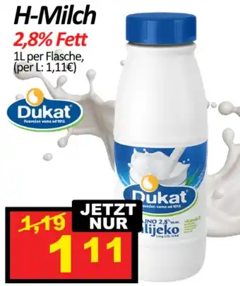 Wurstico H-Milch 2,8% Fett Angebot