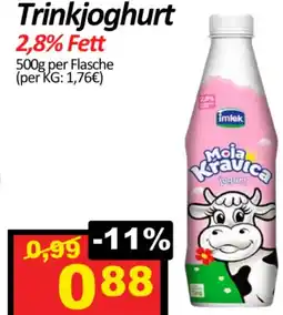 Wurstico Trinkjoghurt 2,8% Fett Angebot