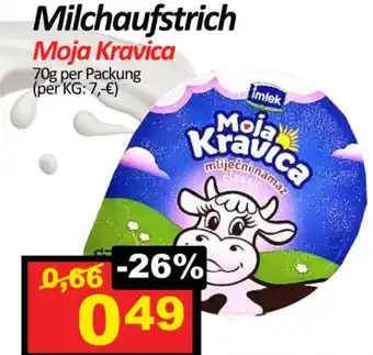 Wurstico Milchaufstrich Moja Kravica Angebot