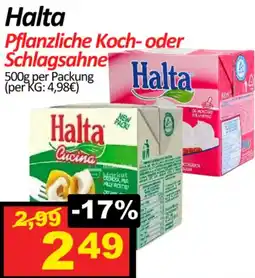 Wurstico Halta Pflanzliche Koch oder Schlagsahne Angebot
