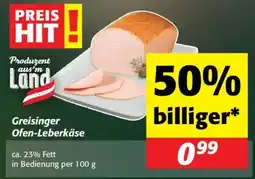 Nah&Frisch Greisinger Ofen-Leberkäse Angebot