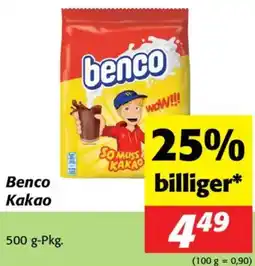 Nah&Frisch Benco Kakao Angebot