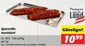 Nah&Frisch Spareribs mariniert Angebot