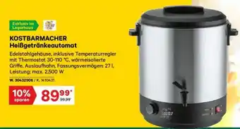 Lagerhaus Kostbarmacher heißgetränkeautomat Angebot