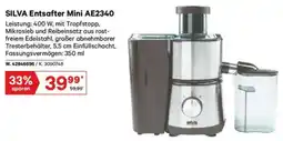 Lagerhaus SILVA Entsafter Mini AE2340 Angebot