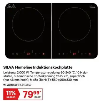 Lagerhaus Silva homeline induktionskochplatte Angebot