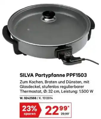 Lagerhaus SILVA Partypfanne PPF1503 Angebot