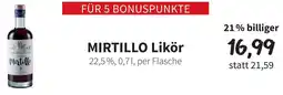Der Grissemann Mirtillo Likör Angebot