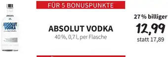 Der Grissemann Absolut vodka Angebot