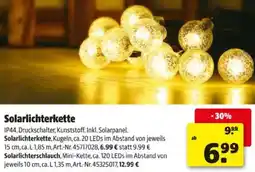 Hagebau Solarlichterkette Angebot