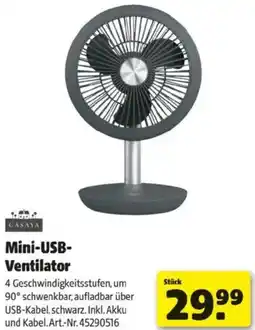 Hagebau Mini USB Ventilator Angebot