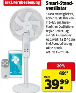 Hagebau Smart Stand Ventilator Angebot