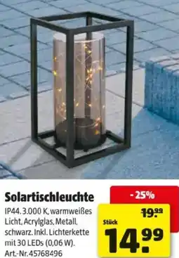 Hagebau Solartischleuchte Angebot