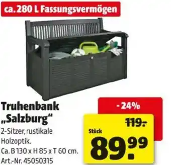 Hagebau Truhenbank Salzburg Angebot