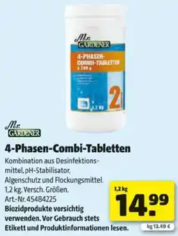 Hagebau Mr. Gardener 4 phasen combi tabletter Angebot
