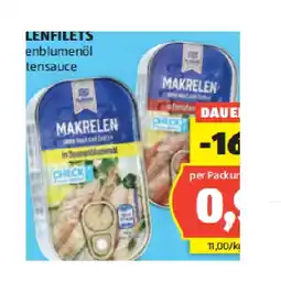 Hofer Makrelenfilets in Sonnenblumenöl oder in Tomatensauce HOFER Angebot
