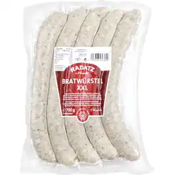 Metro Bratwürstel XXL, Preisangabe ohne MwSt. (Preis inkl. MwSt. 7,69 €), METRO Angebot