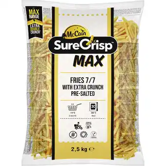 Metro Food Services Sure Crisp Max Pommes, Preisangabe ohne MwSt. (Preis inkl. MwSt. 3,52 €), METRO Angebot
