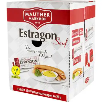 Metro Estragon- od. Kremsersenf, Preisangabe ohne MwSt. (Preis inkl. MwSt. 0,09 €), METRO Angebot