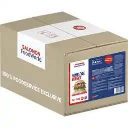 Metro Homestyle Burger, Preisangabe ohne MwSt. (Preis inkl. MwSt. 3,29 €), METRO Angebot