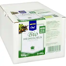 Metro BIO Miesmuscheln mit Schale, Preisangabe ohne MwSt. (Preis inkl. MwSt. 13,19 €), METRO Angebot