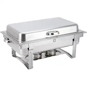 Metro Chafing Dish mit Klappdeckel, Preisangabe ohne MwSt. (Preis inkl. MwSt. 88,19 €), METRO Angebot