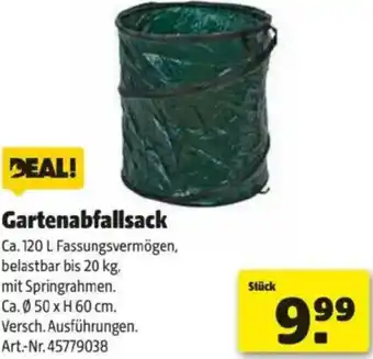 Hagebau Gartenabfallsack Angebot