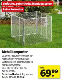 Hagebau Metallkomposter Angebot