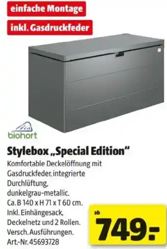 Hagebau Biohort Stylebox Special Edition Angebot